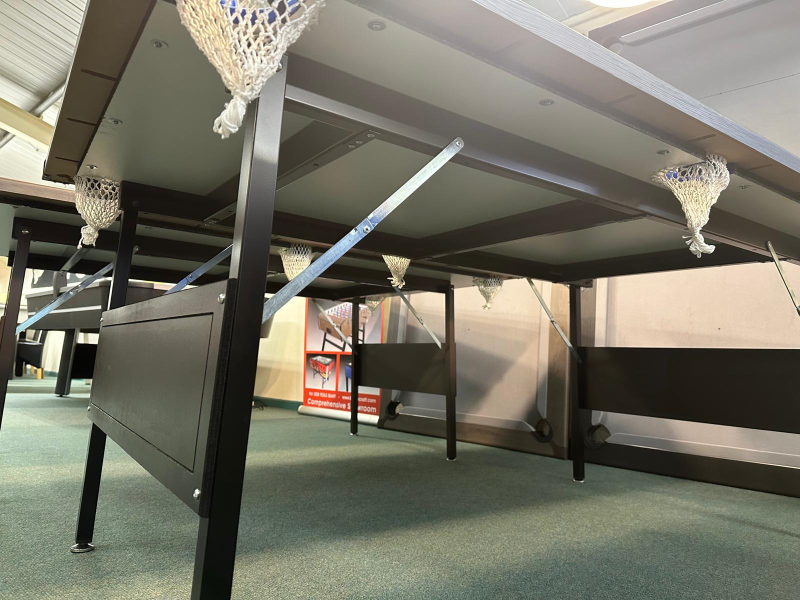 Clifden Folding Leg Deluxe Pool Table Stealth Black - Image 3