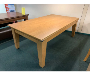 'Modern' Pool Dining Table in Knotted Oak